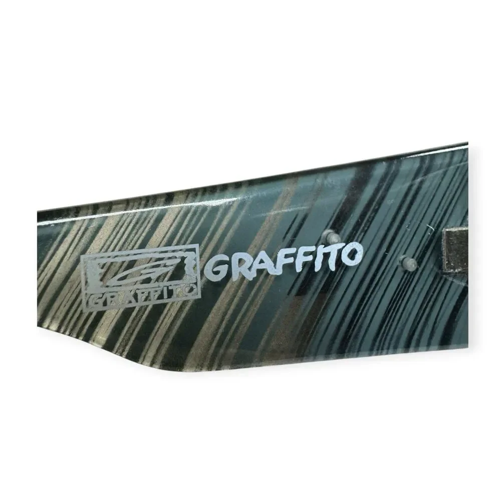 Graffito Gray Black Sunglasses Outdoors Brown Lenses Y2K